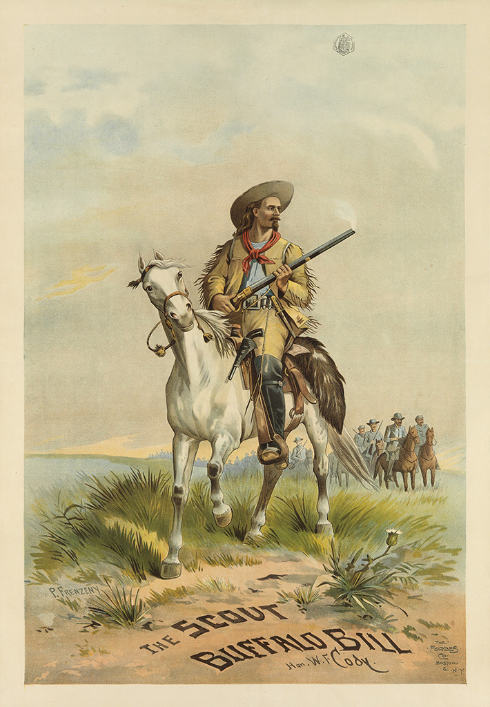The Scout Buffalo Bill, man on horseback