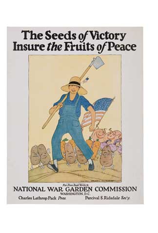 The Seeds of Victory Insure the Fruits of eace, worker, potatoes