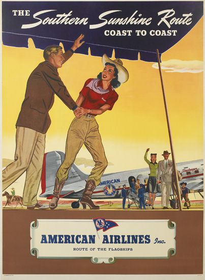 American Airlines Inc, The Southern Sunshine Route, air field