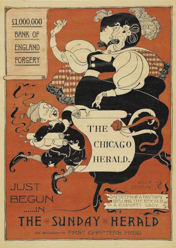 The Sunday Herald, orange poster