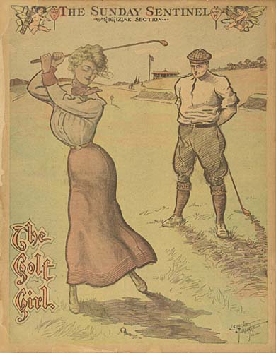 The Sunday Sentinel, couple plays golf