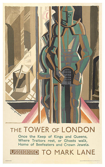 The Tower of London to Mark Lane, suit of armor
