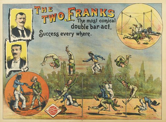 The Two Franks Double Bar Act, acrobatic