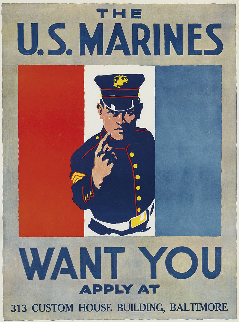 The U.S. Mariens Want You, soldier