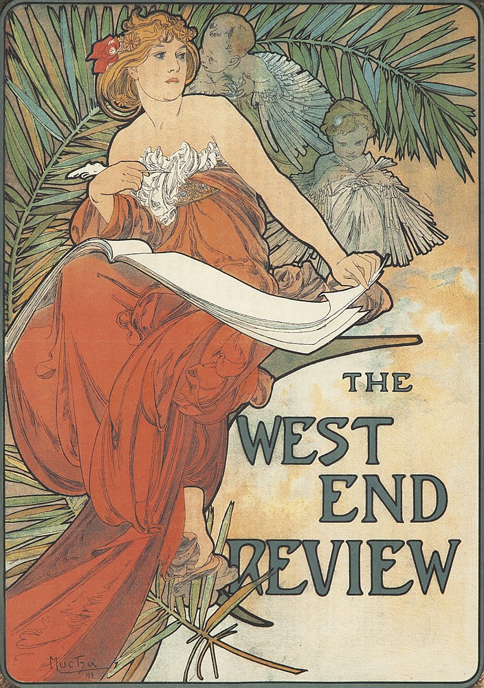 The West End Review, woman in red