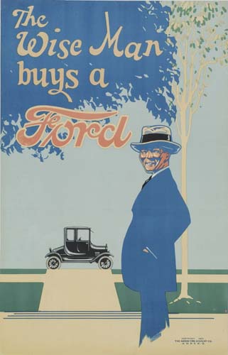 The Wise Man Buys a Ford, man in blue suit