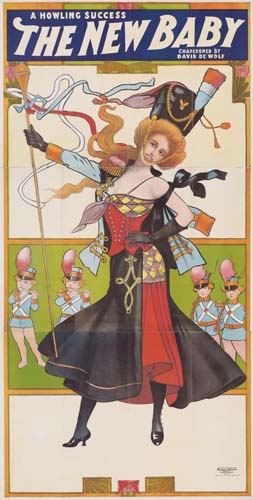 A Howling Success The New Baby, long poster, woman in black