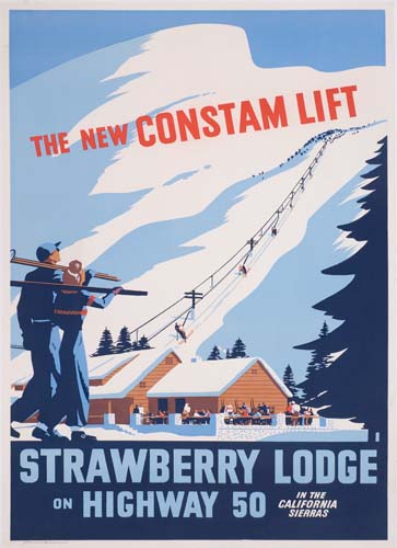 The New Constam Lift, skiers