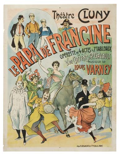 Le Papa de Francine, Theatre Cluny, party