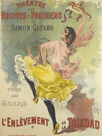 Theatre des Bouffes-Parisiens Simon Girard, woman in pink and yellow