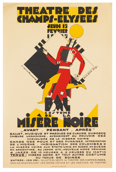 Theatre des Champs-Elysees, man in red