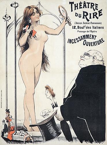 Theatre du Rire, nude woman