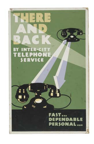 There and Back, Telephone, green poster