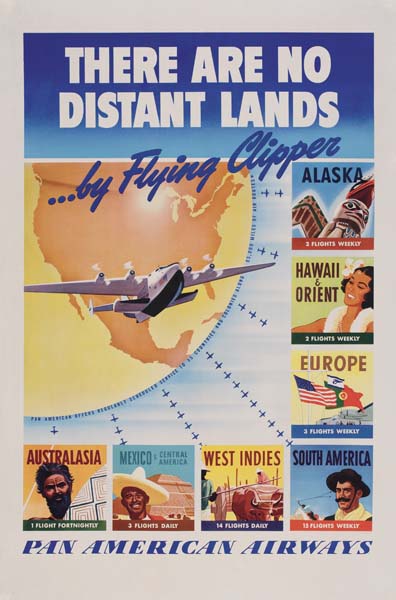There are No Distant Lands by Flying Clipper, planes, destinations