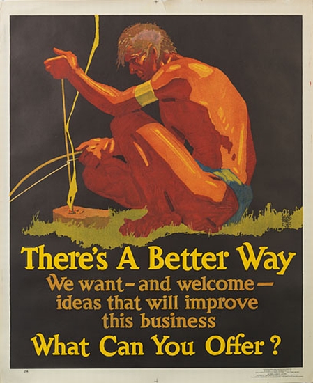 There’s a Better Way, man makes fire