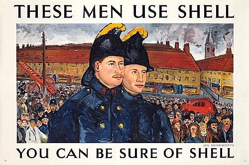 These Men Use Shell, You Can Be Sure of Shell, firemen