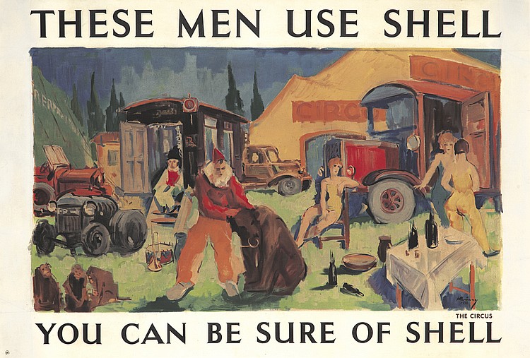 These Men Use Shell, truck and animals