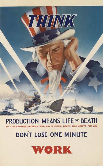 Think Production Means Life or Death, Uncle Sam