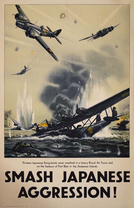 Smash Japanese Aggression, planes crashing