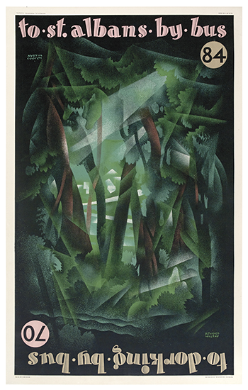 To St. Alban’s by Bus 84, forest