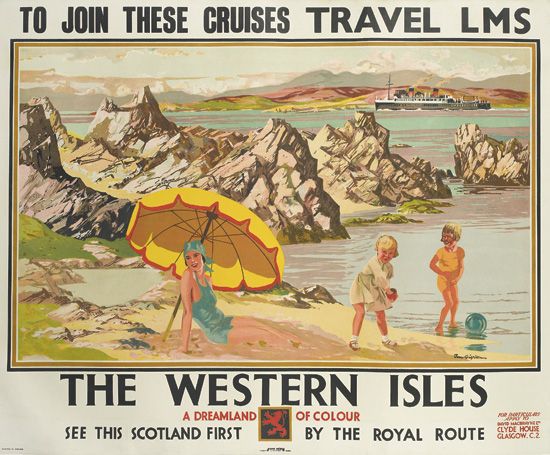 To Join the Cruises Travel LMS, The Western Isles, children on beach