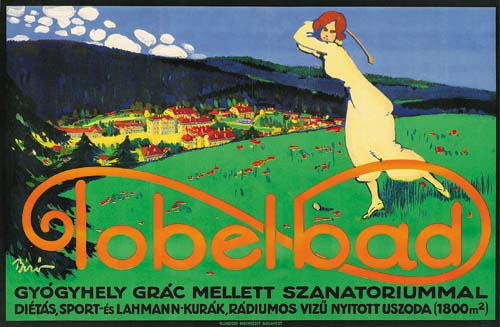 Tobelbad, woman golfing