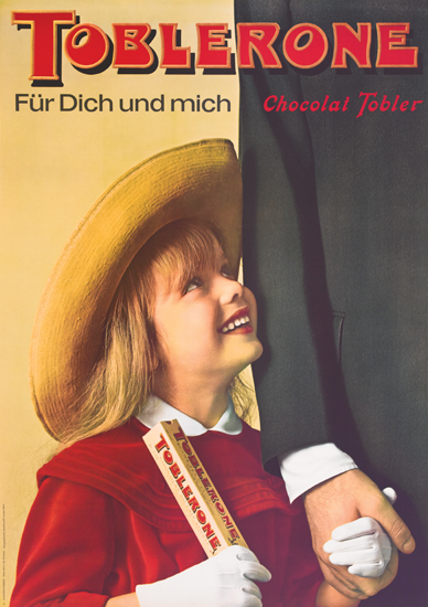 Toblerone, little girl in red