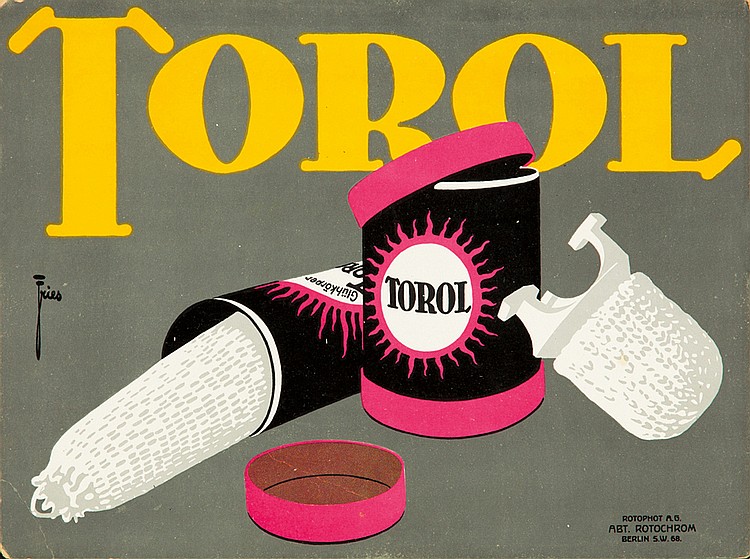 Torol, pink bottle