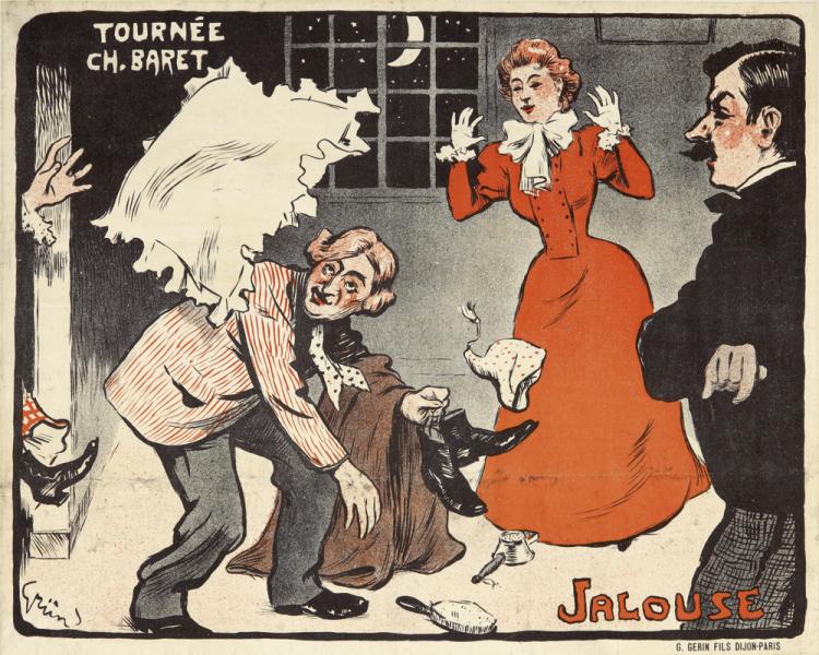 Tournee CH. Baret Jalouse, woman in red