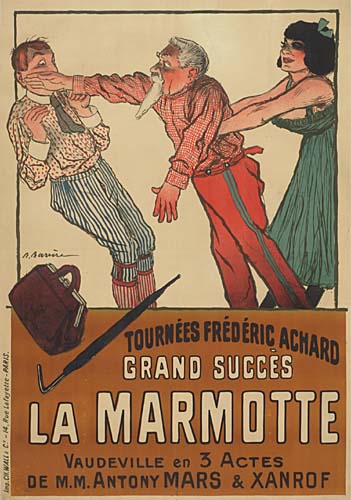 Tournees Frederic Achard Grand Succes La Marmotte, man in red falling