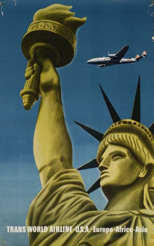 Lady Liberty, Trans World Airline, USA