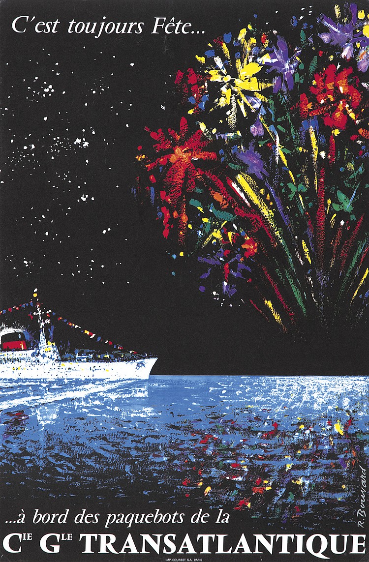 Cie Gle Transatlantique, fireworkds
