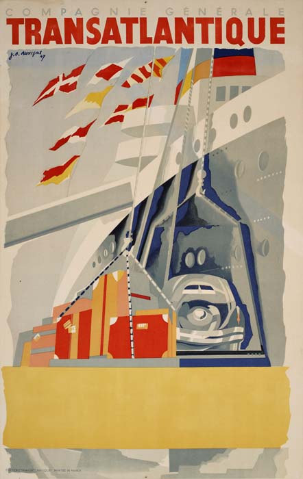 Transatlantique, ship and cargo