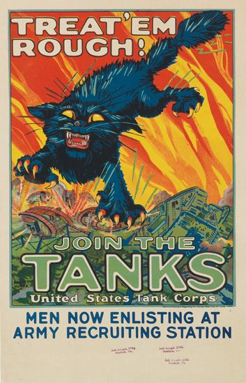 Treat ‘Em rough, Join the Tanks, black cat