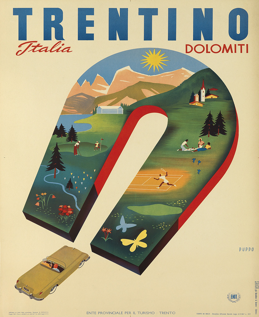 Trentino Italia Dolomiti, horseshoe