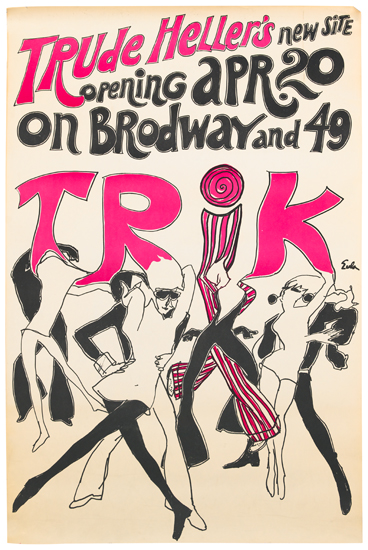 Trude Heller’s New Site, dancers, Trik