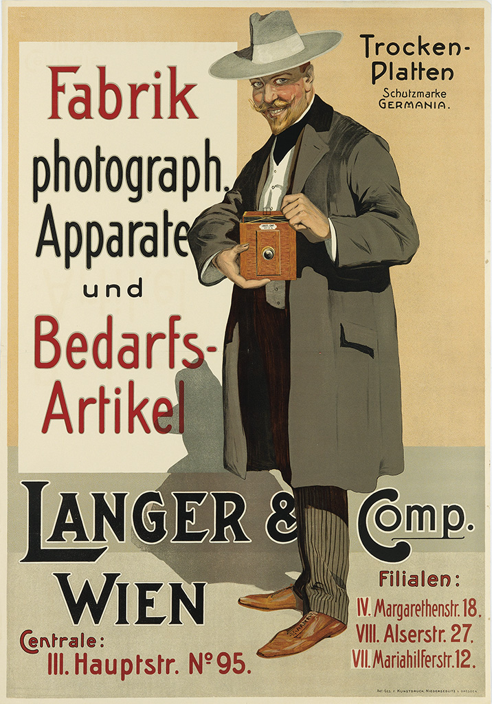 Fabrik Langer and Comp Wien, man in grey suit