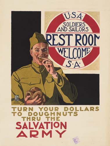 USA Soldiers and Sailors Rest Room, soldier, Salvation Army