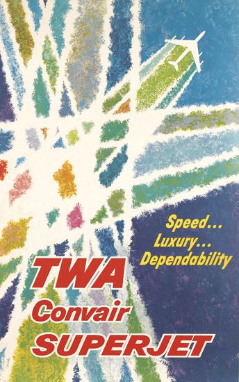 TWA Convair Super Jet, plane