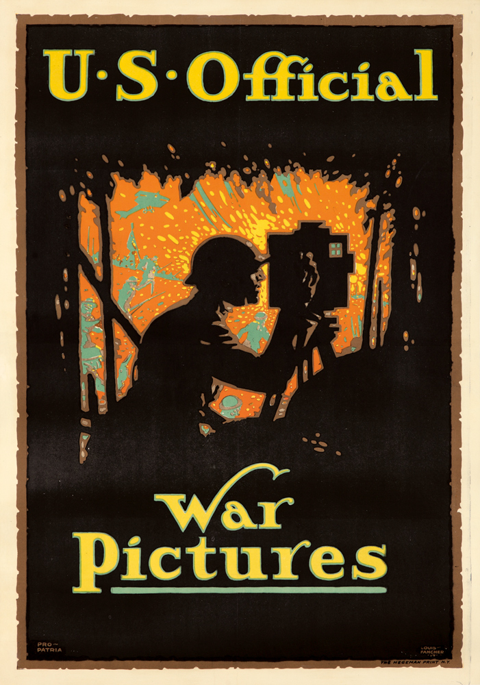 U.S. Official War Pictures, man photographer
