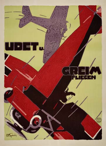 Udet U Greim, red plane