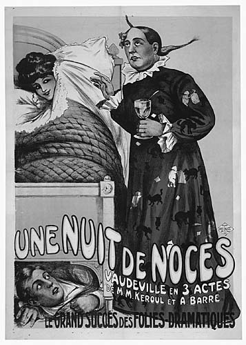 Une Nuit de Noces, woman in bed