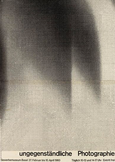 Ungegenstandliche Photographie, grey poster