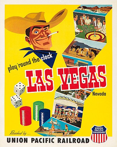 Las Vegas Union Pacific Railroad, photos and gambling
