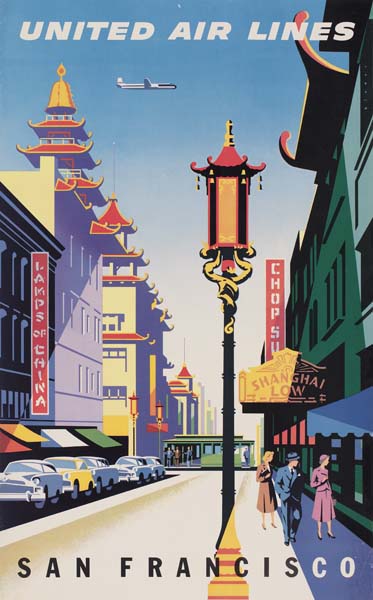 United Air Lines San Francisco, streets