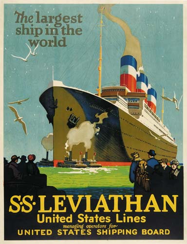 SS Leviathan, black ship, United States Lines