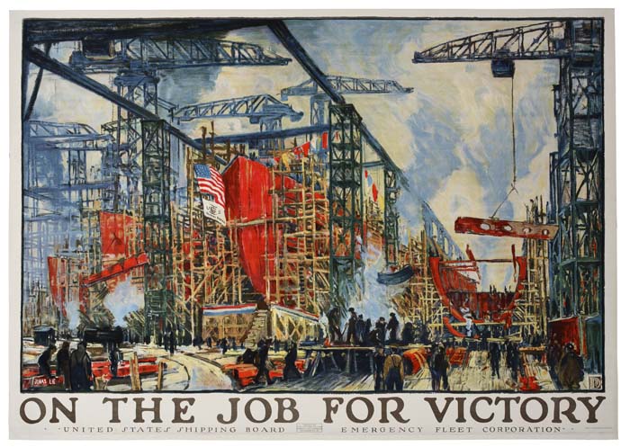 On the Job for Victory, Industrial yard