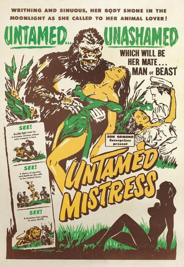 Untamed Unashamed, Untamed Mistress, woman in green, gorilla