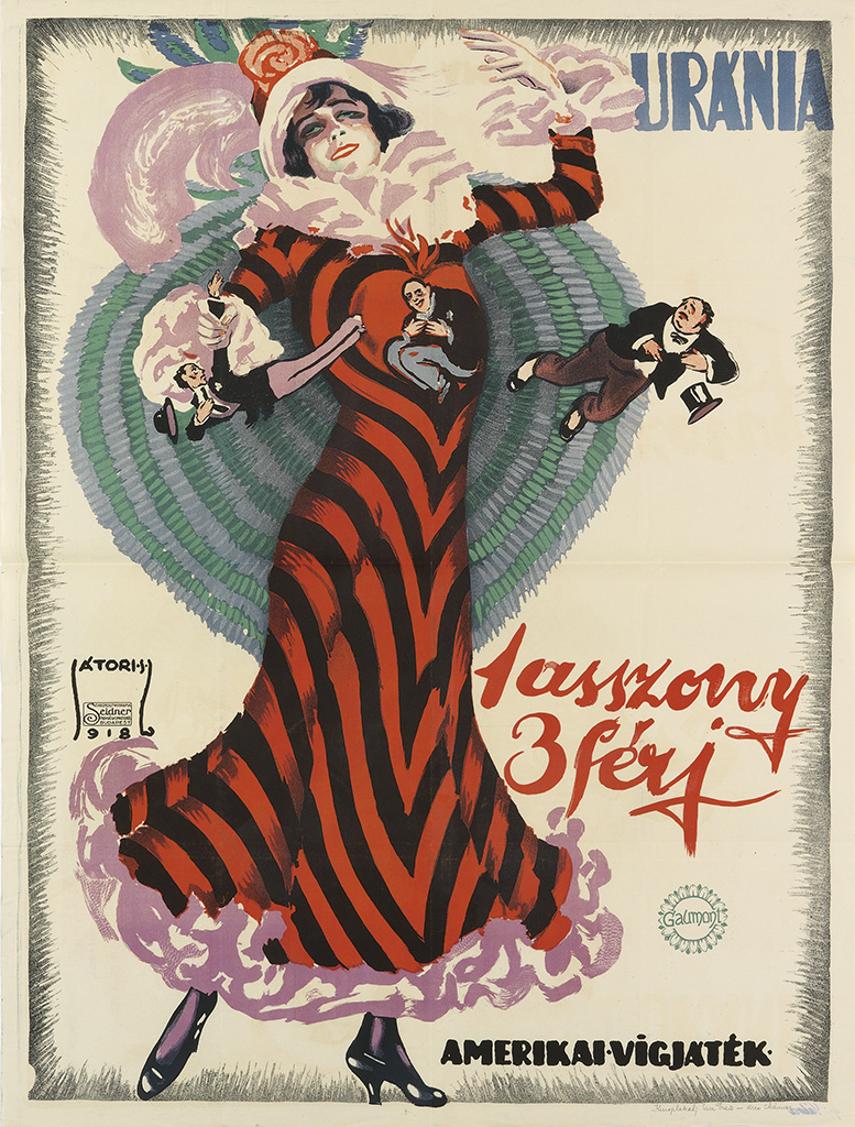 Woman in red stripes