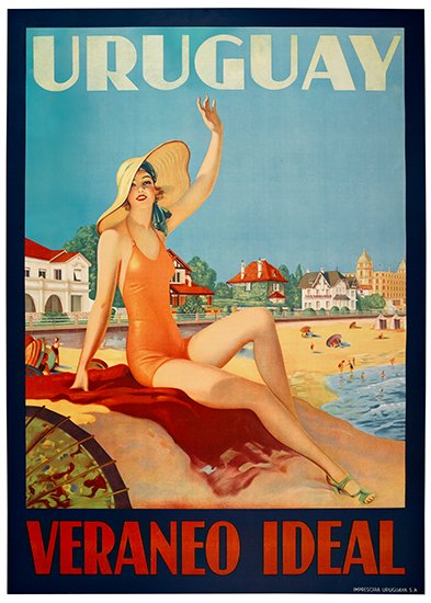 Uruguay Veraneo Ideal, woman in yellow bathing suit